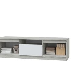 ЛОРИ Гостиная модульная (дуб серый/белый) в Ревде - revda.mebel24.online | фото 6