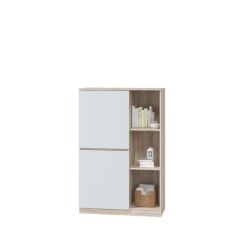 ЛОРИ Гостиная модульная (дуб сонома светлый/белый) в Ревде - revda.mebel24.online | фото 3