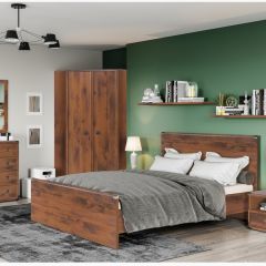 Модульная спальня Индиана (дуб саттер) в Ревде - revda.mebel24.online | фото