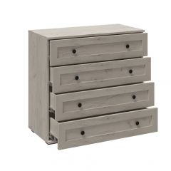 Модульная спальня София (Дуб крафт белый) в Ревде - revda.mebel24.online | фото 3