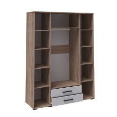 Модульная Спальня Соната (Белый/Дуб Крафт Золотой) в Ревде - revda.mebel24.online | фото 8