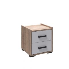 Модульная Спальня Соната (Белый/Дуб сонома) в Ревде - revda.mebel24.online | фото 3