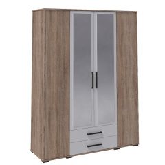 Модульная Спальня Соната (Белый/Дуб сонома) в Ревде - revda.mebel24.online | фото 5