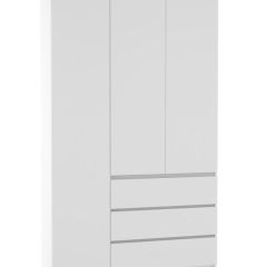 МОРИ МШ 1200.1 Шкаф (белый) в Ревде - revda.mebel24.online | фото 2
