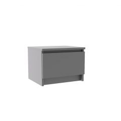 МОРИ ТПМ 400.1 Тумба прикроватная (графит) в Ревде - revda.mebel24.online | фото 2