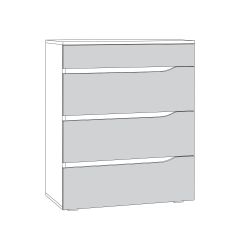 Муссон спальня (модульная) в Ревде - revda.mebel24.online | фото 17