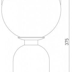Настольная лампа декоративная Eurosvet Bubble 01197/1 черный жемчуг в Ревде - revda.mebel24.online | фото 2