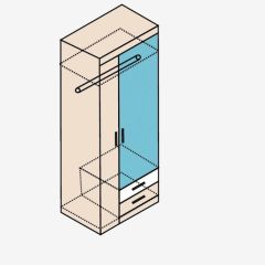 НИКА Н10з Шкаф для одежды в Ревде - revda.mebel24.online | фото 4