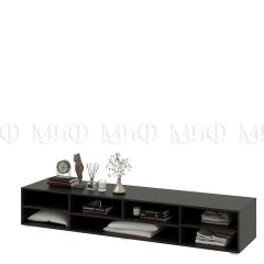 НИКОЛЬ Тумба ТВ (Черный глянец/Черный) в Ревде - revda.mebel24.online | фото 2