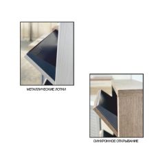 Обувница Комфорт Ф 002 Фасад 3D Гармонь ребро (5 секции) в Ревде - revda.mebel24.online | фото 5