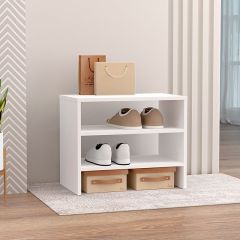 Обувница открытая 550 (ЛДСП белый) в Ревде - revda.mebel24.online | фото