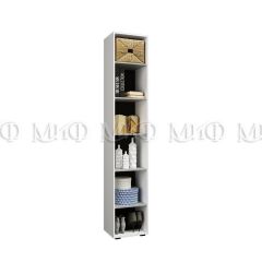 НЭНСИ NEW Пенал 500 (Белый глянец холодный/Белый) в Ревде - revda.mebel24.online | фото 2
