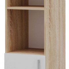 Пенал ПКС-8 Дуб сонома/Белый глянец в Ревде - revda.mebel24.online | фото