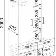 Подростковая Волкер (модульная) в Ревде - revda.mebel24.online | фото 11