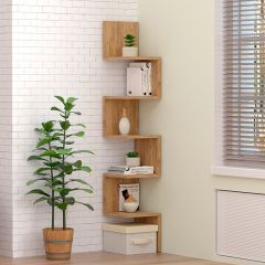 Полка угловая (ЛДСП Дуб крафт золотой) в Ревде - revda.mebel24.online | фото