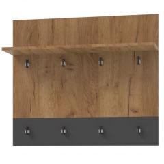 Прихожая Бостон (модульная) дуб вотан/антрацит в Ревде - revda.mebel24.online | фото 3