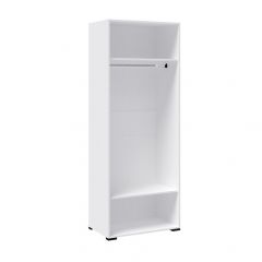 Прихожая Бриз Шкаф платяной (Белый/ Дуб юкон) в Ревде - revda.mebel24.online | фото 2