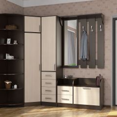 Прихожая ДИАНА-4 сек №5 (Венге/Дуб молочный) в Ревде - revda.mebel24.online | фото 3
