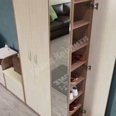 Прихожая ДОМИНО mini Бодега темный/светлый в Ревде - revda.mebel24.online | фото 4