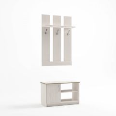 Прихожая Дуэт (Бодега белая) в Ревде - revda.mebel24.online | фото