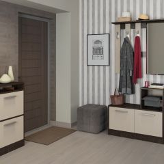 Прихожая Энтер (Венге/Дуб молочный) Комплектация 2 в Ревде - revda.mebel24.online | фото