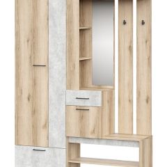ФАВОРИТ 1 Прихожая (Дуб Делано/Цемент Светлый) в Ревде - revda.mebel24.online | фото 2