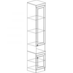 Шкаф №617 Инна Денвер светлый в Ревде - revda.mebel24.online | фото 2