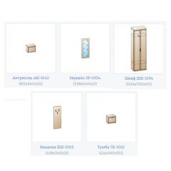 Прихожая Карина композиция 7 (Снежный ясень) в Ревде - revda.mebel24.online | фото 3
