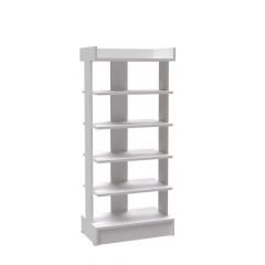 Прихожая Кевин Обувница открытая (Белый) в Ревде - revda.mebel24.online | фото