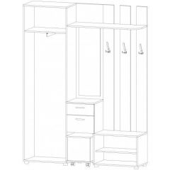 КРИСТИНА Прихожая (ЯШС/ЯШТ) УНИ в Ревде - revda.mebel24.online | фото