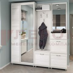 Прихожая Мелисса композиция 1 (Снежный ясень) в Ревде - revda.mebel24.online | фото