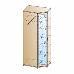 Прихожая Мелисса композиция 10 (Ясень Асахи) в Ревде - revda.mebel24.online | фото 6