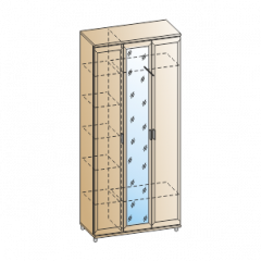 Прихожая Мелисса композиция 5 (Гикори Джексон светлый) в Ревде - revda.mebel24.online | фото 2