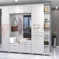 Прихожая Мелисса композиция 5 (Снежный Ясень) в Ревде - revda.mebel24.online | фото