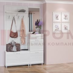Прихожая Мелисса композиция 8 (Снежный Ясень) в Ревде - revda.mebel24.online | фото