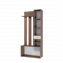 Прихожая Ника вешалка с зеркалом (ВЗ910) в Ревде - revda.mebel24.online | фото 6
