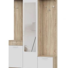 Прихожая ПР 1 (Дуб Сонома/Белый) в Ревде - revda.mebel24.online | фото 3