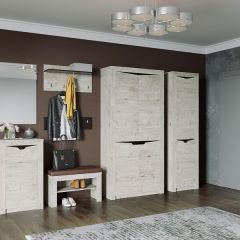 Прихожая Соренто (Дуб бонифаций) в Ревде - revda.mebel24.online | фото