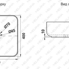 Раковина MELANA MLN-78110 в Ревде - revda.mebel24.online | фото 2