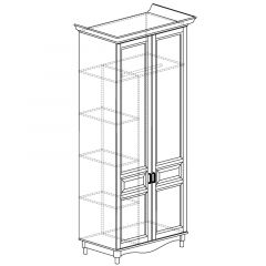 Шкаф 2-х дверный №401 Прованс в Ревде - revda.mebel24.online | фото 2