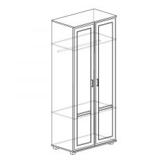 Шкаф 2-х дверный с полками №241 Белла в Ревде - revda.mebel24.online | фото 2