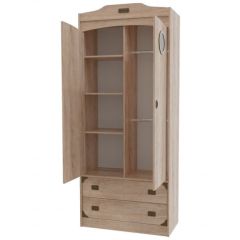 Шкаф 2х ст комб-й Нкм Мираж-1 Сек. №13 + Иллюминатор в Ревде - revda.mebel24.online | фото 2
