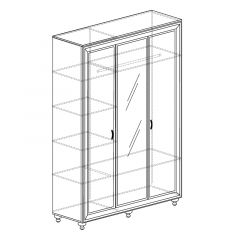Шкаф 3-дверный с зеркалом №361 Афины в Ревде - revda.mebel24.online | фото 2