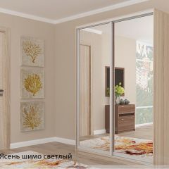 Шкаф №5 1.5-2 Оптима 2300х1504х452 (фасад 2 зеркала) в Ревде - revda.mebel24.online | фото 5