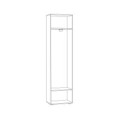 Шкаф для одежды 08.122 Лайн в Ревде - revda.mebel24.online | фото 2