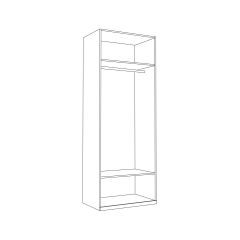Шкаф для одежды 13.329 Валенсия в Ревде - revda.mebel24.online | фото 2