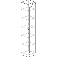 Шкаф для посуды №602 "Инна" Денвер светлый в Ревде - revda.mebel24.online | фото 3