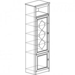 Шкаф для посуды №665 "Флоренция" Дуб оксфорд в Ревде - revda.mebel24.online | фото 2
