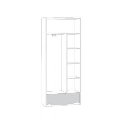 Шкаф комбинированный 13.04 Флоренция в Ревде - revda.mebel24.online | фото 2