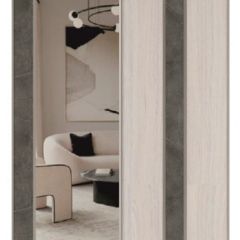 Шкаф-купе 2250 серии SILVER S7+S1+S7Z B22+PL1 (по 2 ящика лев/прав+1штанга) профиль «Серебро» в Ревде - revda.mebel24.online | фото 11